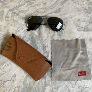 Rayban Polarized Aviator Sunglasses